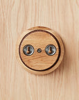 Plait Weave Wall Hooks - Set of Three - American Oak - Zuster Furniture