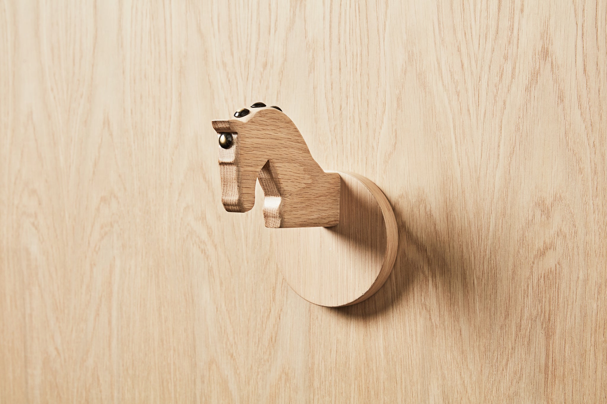 Horse Head Wall Hooks - With Studs - Zuster Furniture