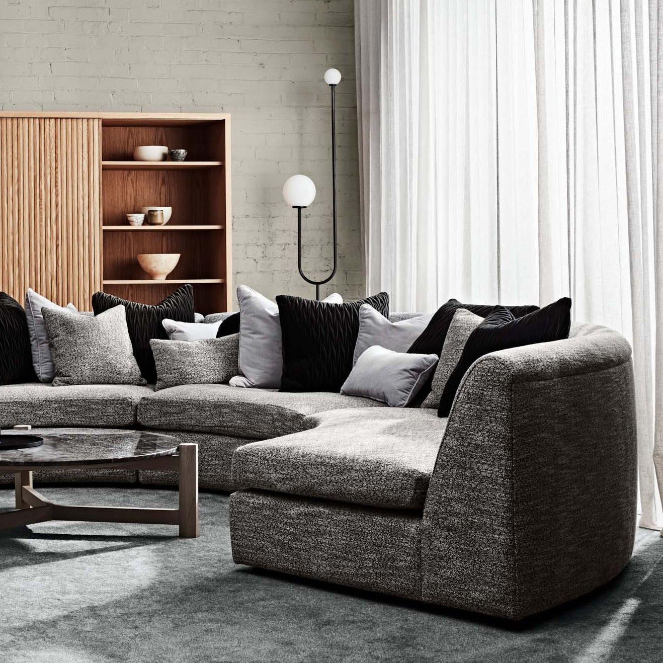 Flow Circular Sofa - Zuster Furniture