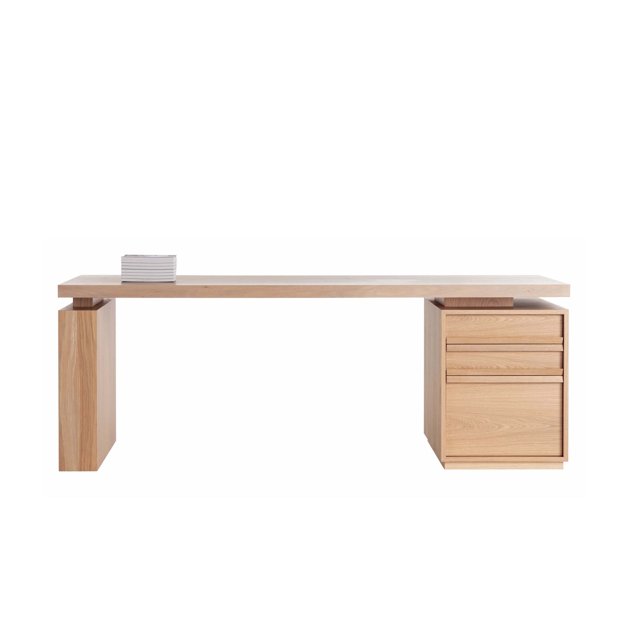 Hero Desk With Pedestal Leg - Zuster Furniture