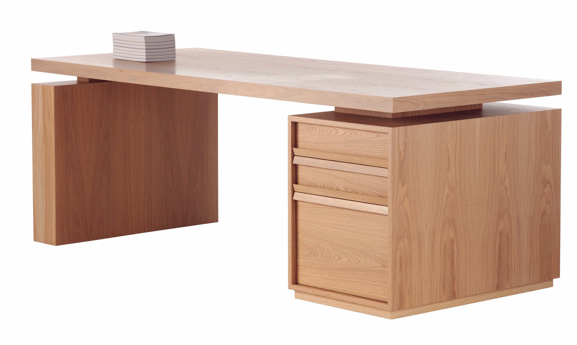 Hero Desk With Pedestal Leg - Zuster Furniture