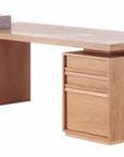 Hero Desk With Pedestal Leg - Zuster Furniture
