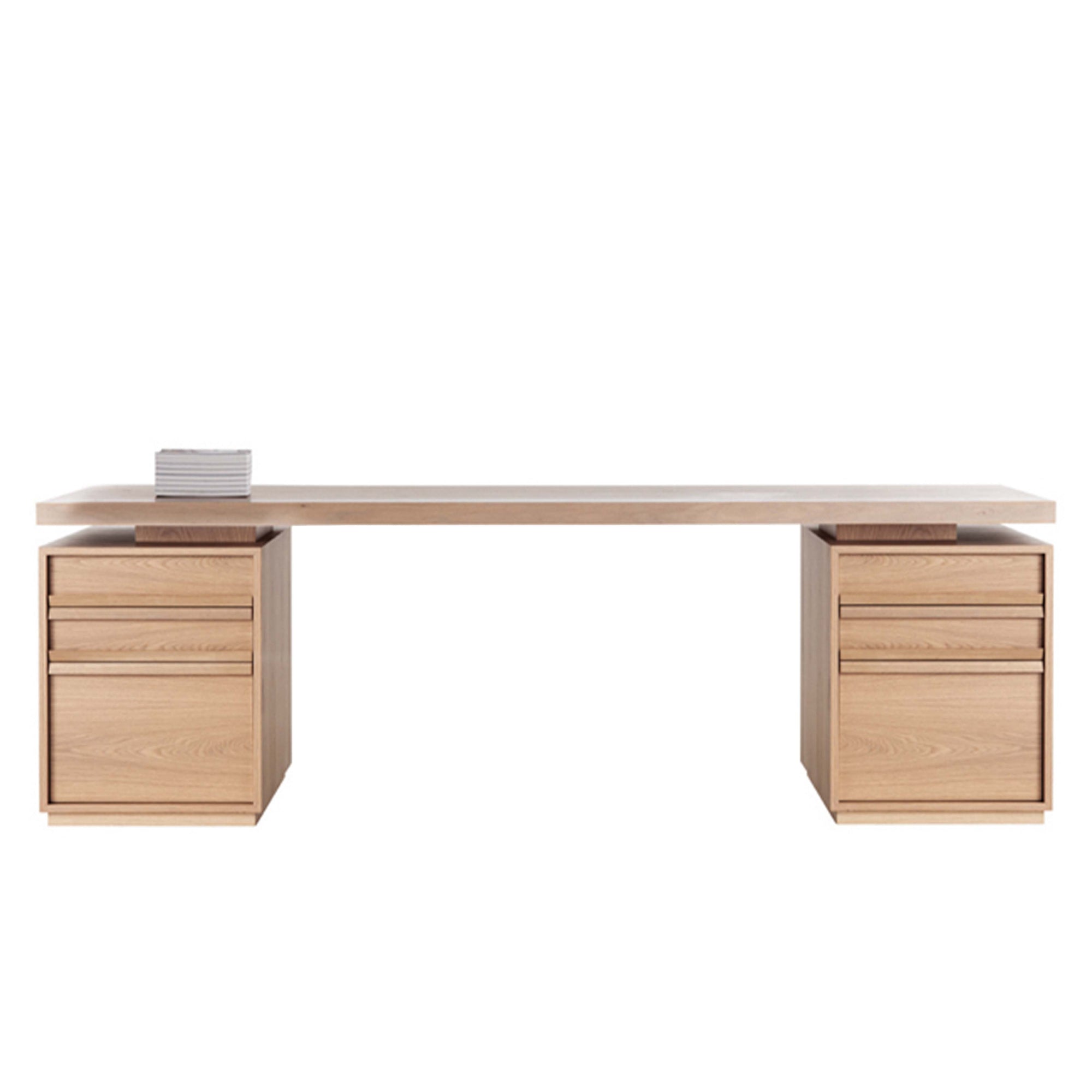 Hero Desk With File Drawers - Zuster Furniture