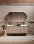 ISSY Cloud II Semi Inset Vanity with Legs and Drawers - Zuster Furniture