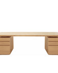 Jade Desk with File Drawers - Zuster Furniture