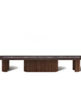 Jewel Grande Dining Table With Marble Inlay - Zuster Furniture