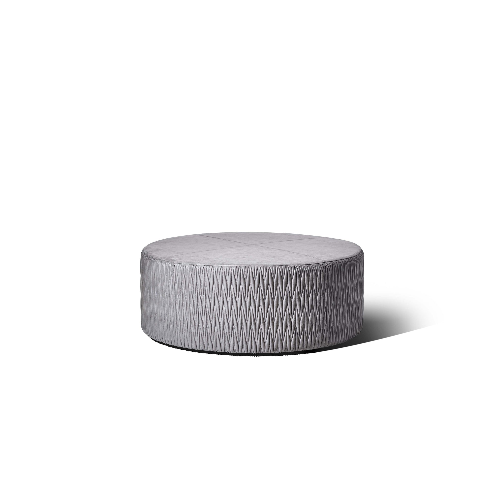 Jewel Upholstered Ottoman- Fabric - Zuster Furniture
