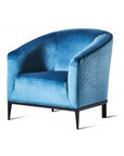 Teal Blue Honeycomb Stitched - Zuster Furniture