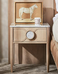 Victoria Marble Bedside Table - Zuster Furniture