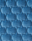 Teal Blue Honeycomb Stitched - Zuster Furniture
