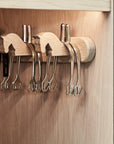 Horse Head Wall Hooks - Set of 5 - Zuster Furniture