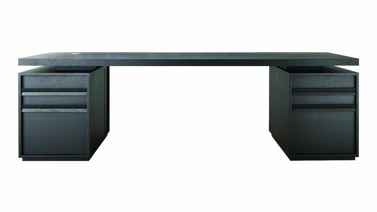 Hero Desk With File Drawers - Zuster Furniture
