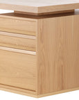 Hero Desk With File Drawers - Zuster Furniture