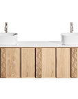 ISSY Adorn Above Counter / Semi Inset Wall Hung vanity with doors Grande Handles 1500
