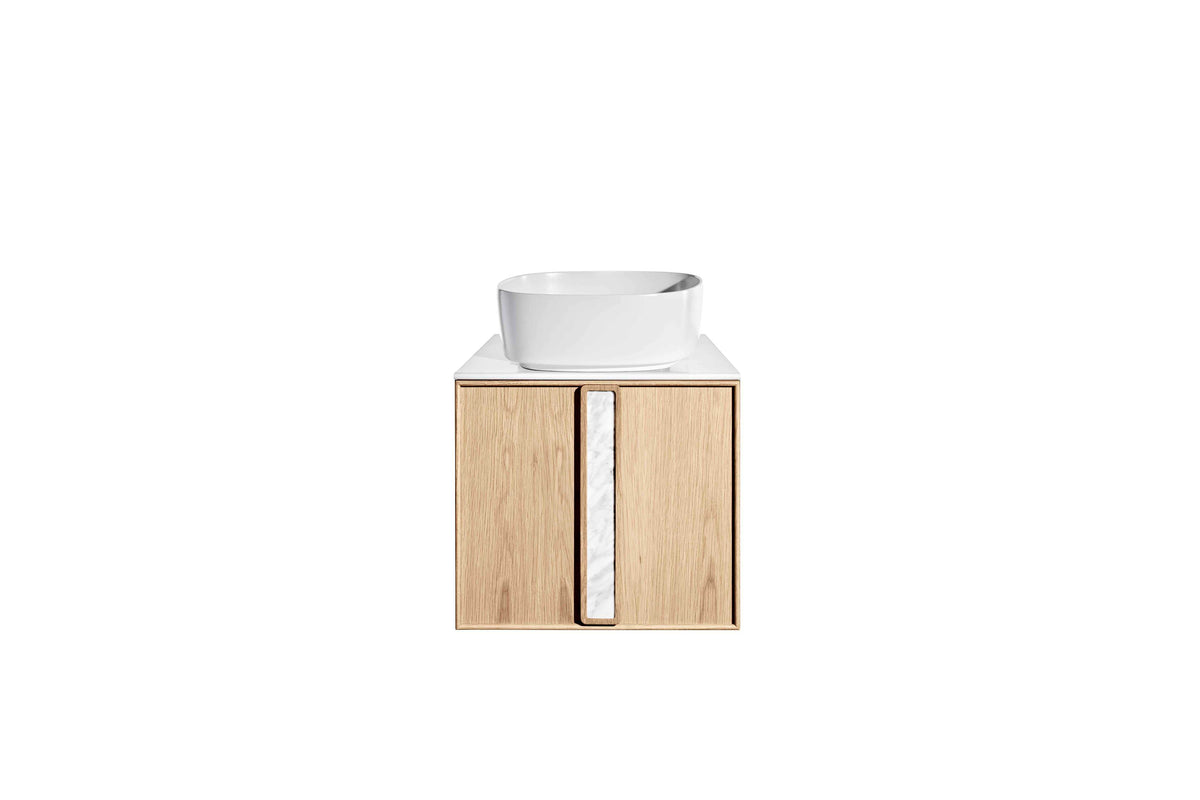 ISSY Adorn Above Counter / Semi Inset Wall Hung vanity with doors Gran ...