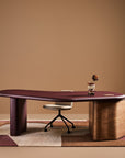 Artistry Sit Stand Leather Desk