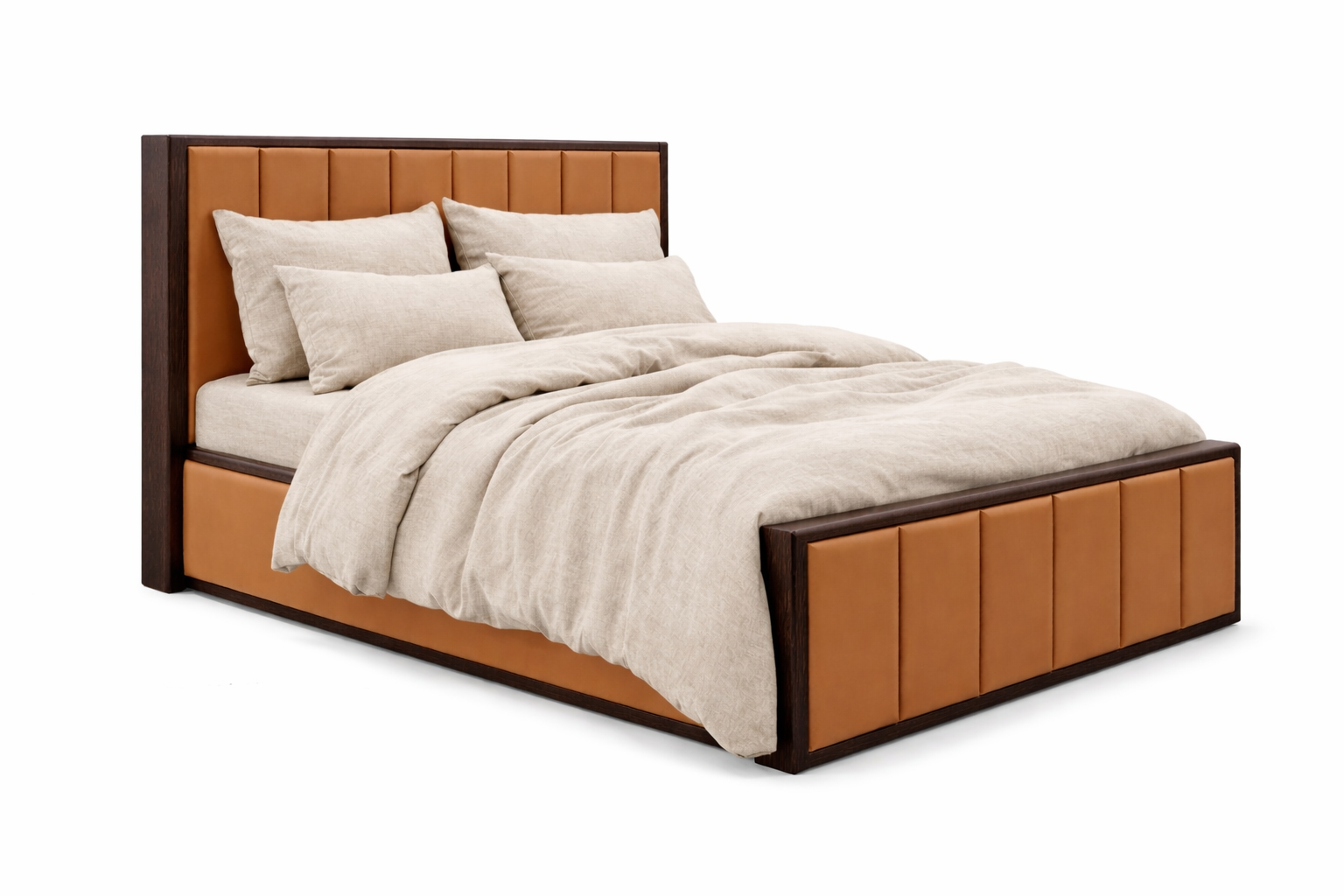 Bloom Panel Upholstered Bed