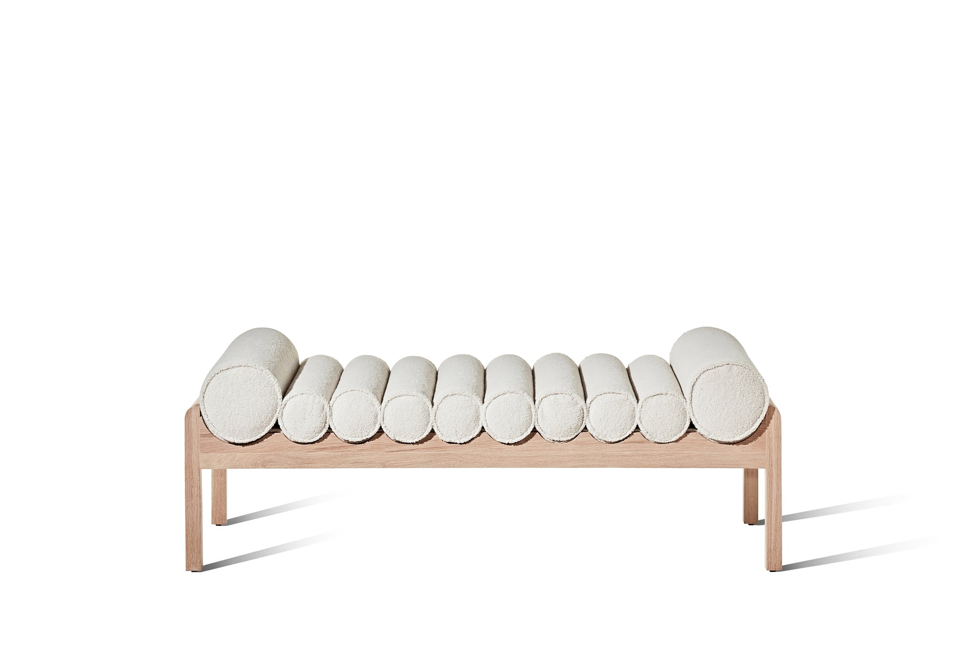 Bloom Ottoman - Blonde &amp; Nude Bubble - Zuster Furniture