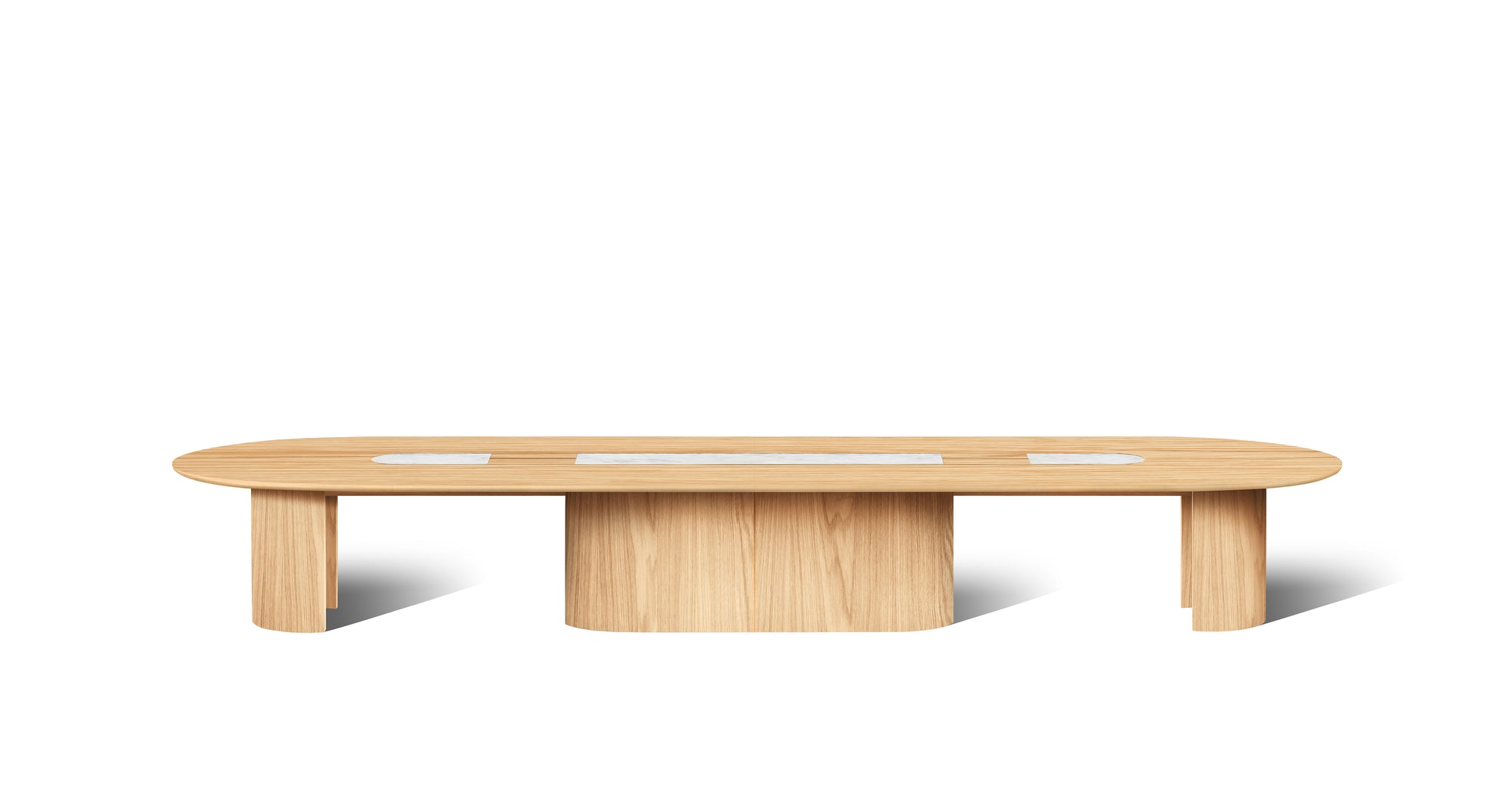 Custom Contour Boardroom Table- Melbounre Jet Base