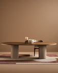 Cloud Dining Table with upholstered base