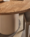 Cloud Dining Table with upholstered base