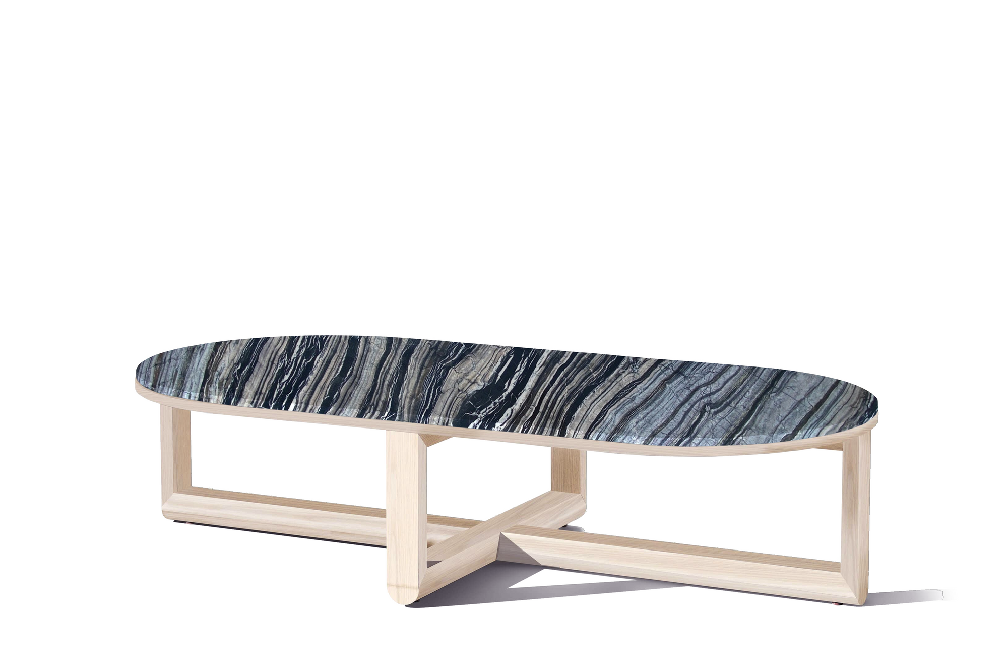 Cloud Oval Marble Coffee Table