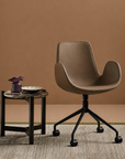 Cloud Boardroom Chair with Castors - Faux Leather