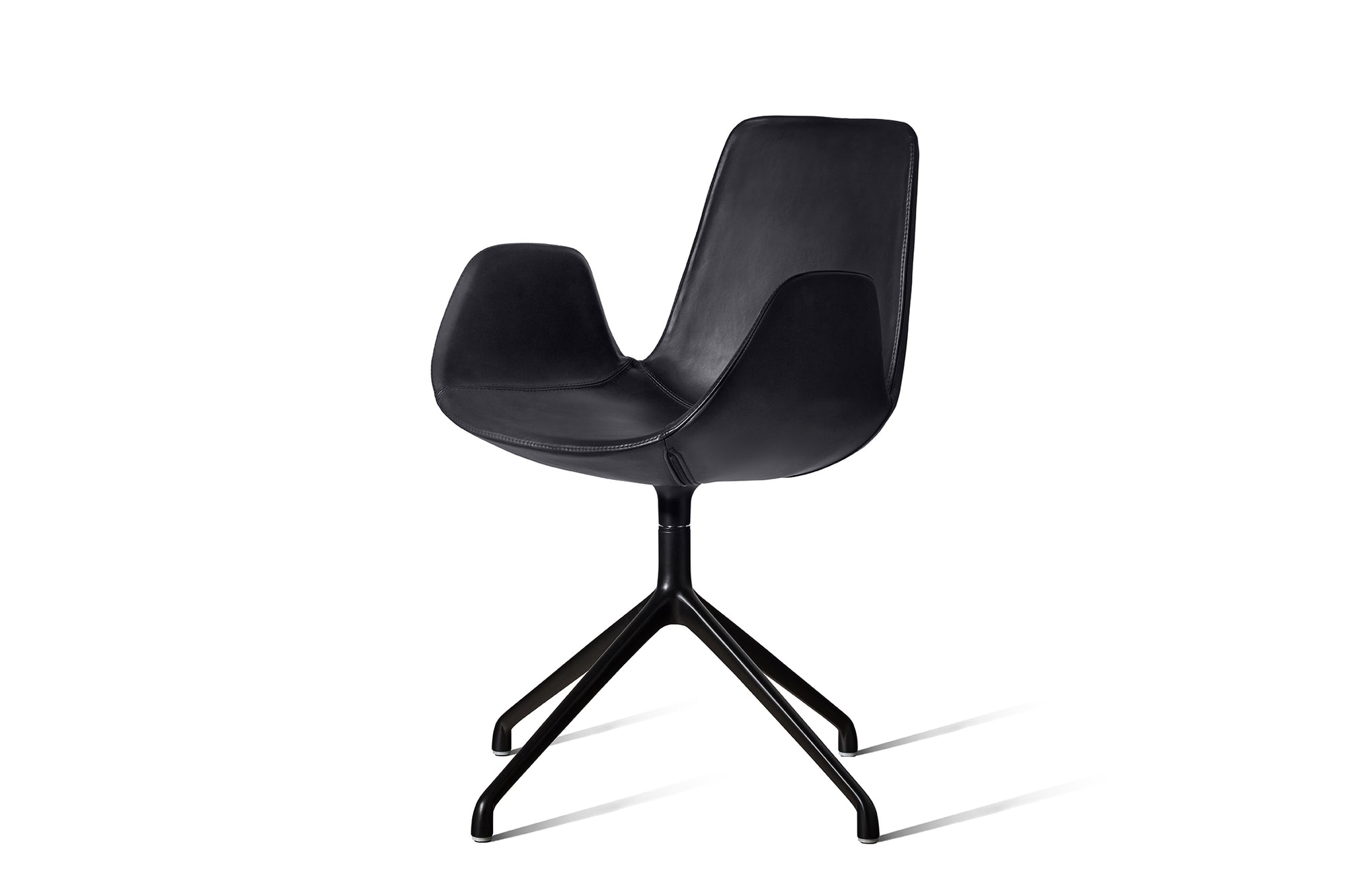 Cloud Boardroom Chair Black Leather 50% OFF - Zuster Furniture