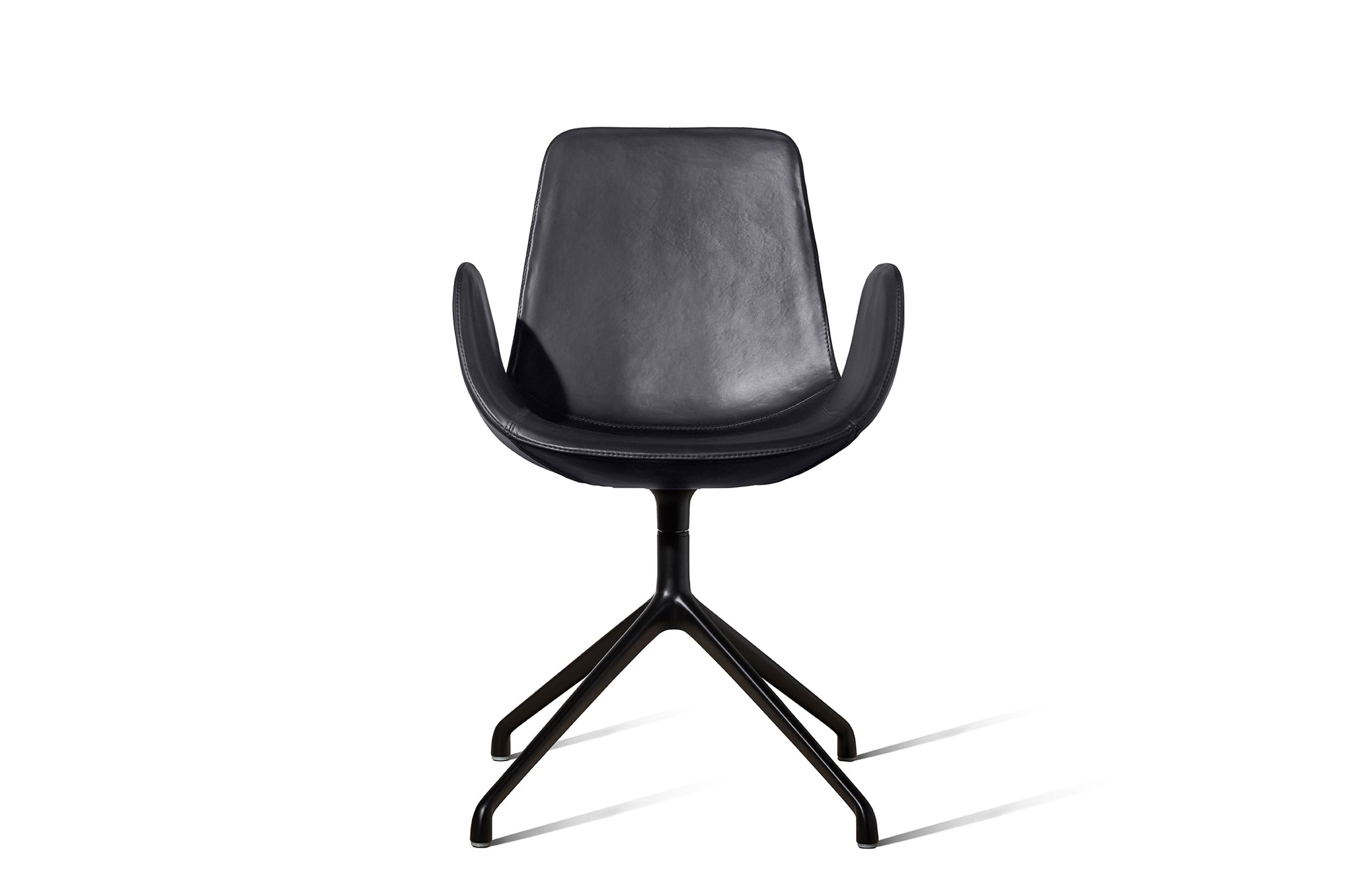 Cloud Boardroom Chair Black Leather 50% OFF - Zuster Furniture