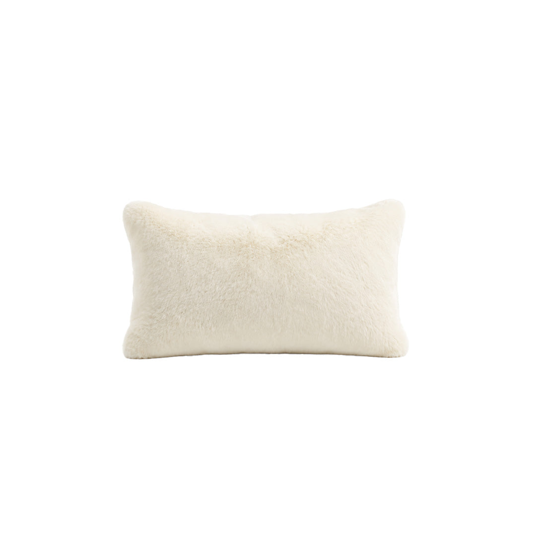 Cushion | Faux Fur Cream 500 x 300