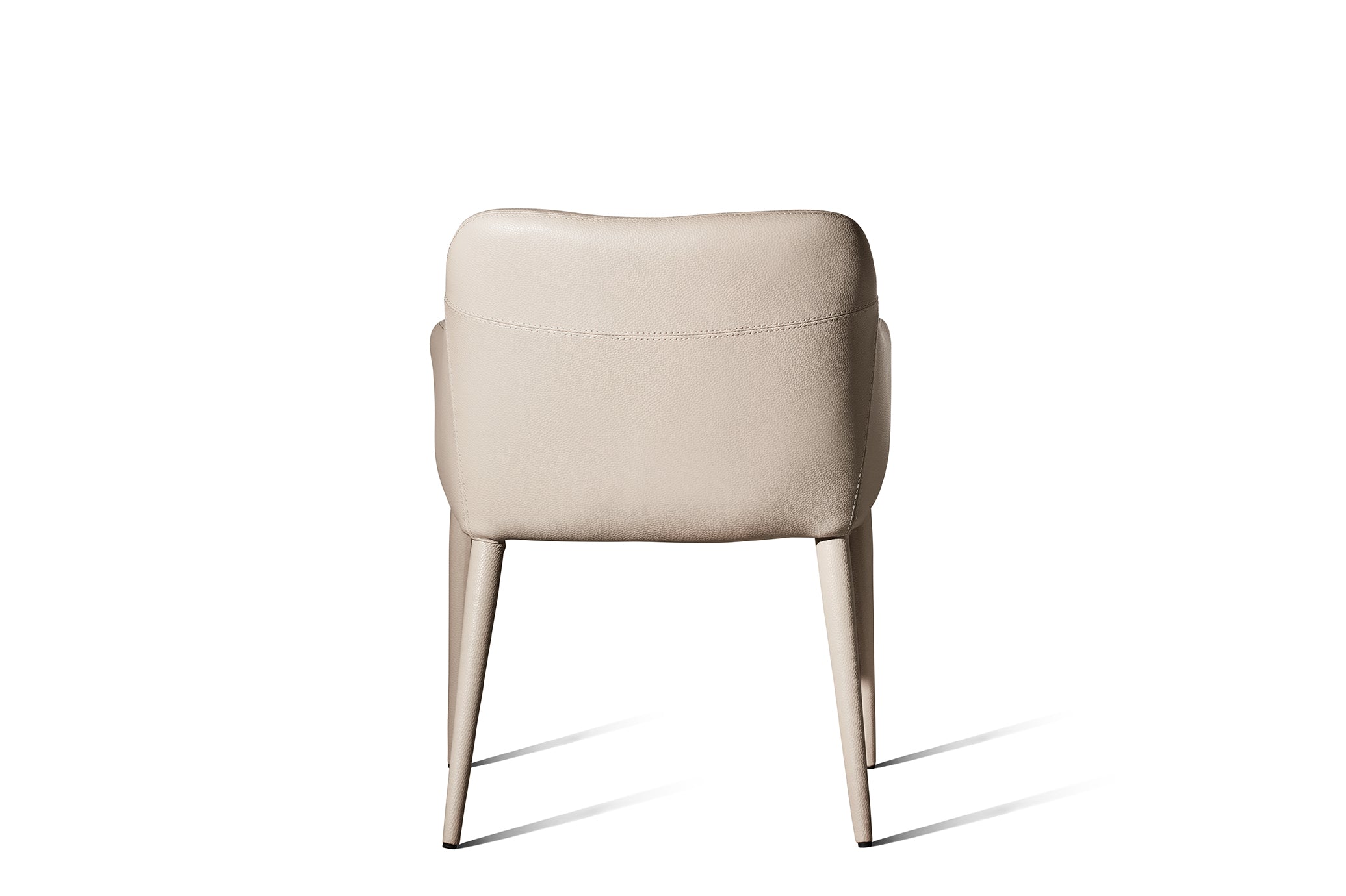 Embellish Dining Chair, Latte Faux Leather - Single - Ex-Display - 50% OFF - Zuster Furniture