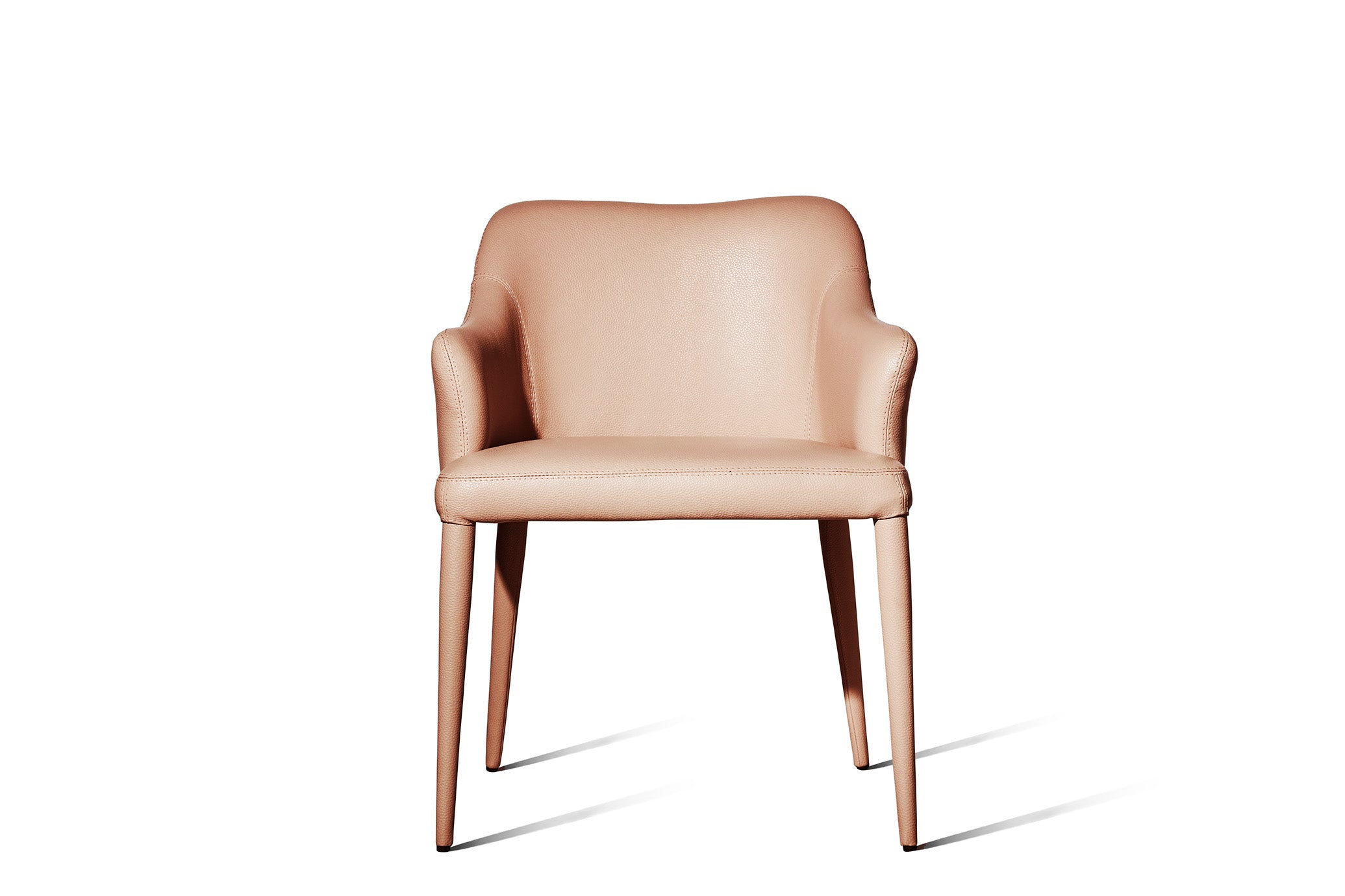 Embellish Dining Chair, Walnut PU Leather - NEW 50% OFF - Zuster Furniture