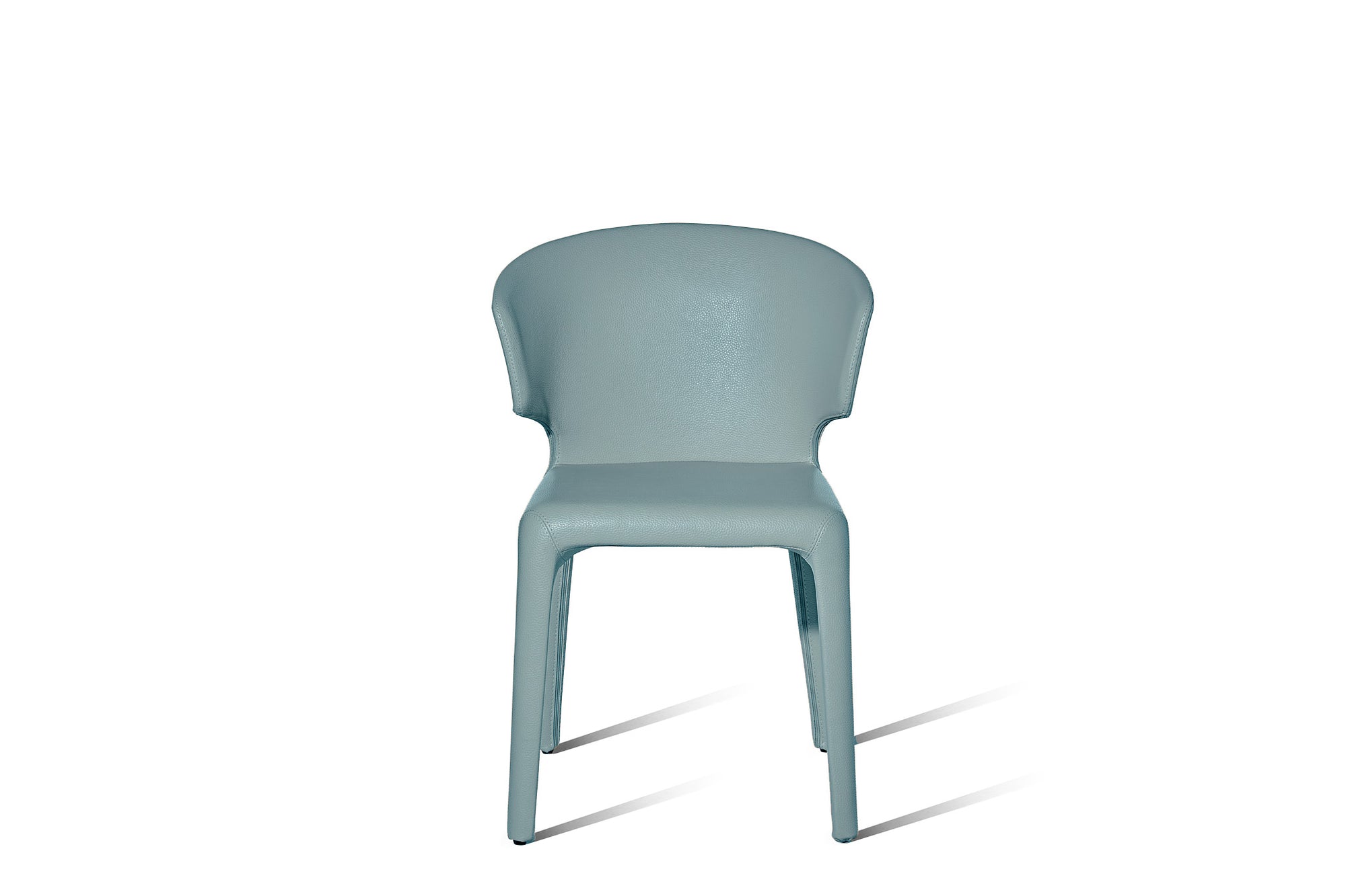 Husk Dining Chair, Sage Faux Leather - 60% OFF - Zuster Furniture