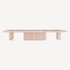 Jewel Grande Dining Table With Marble Inlay - Zuster Furniture