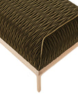 Maxima Ottoman- Ribbon Stitch - Zuster Furniture