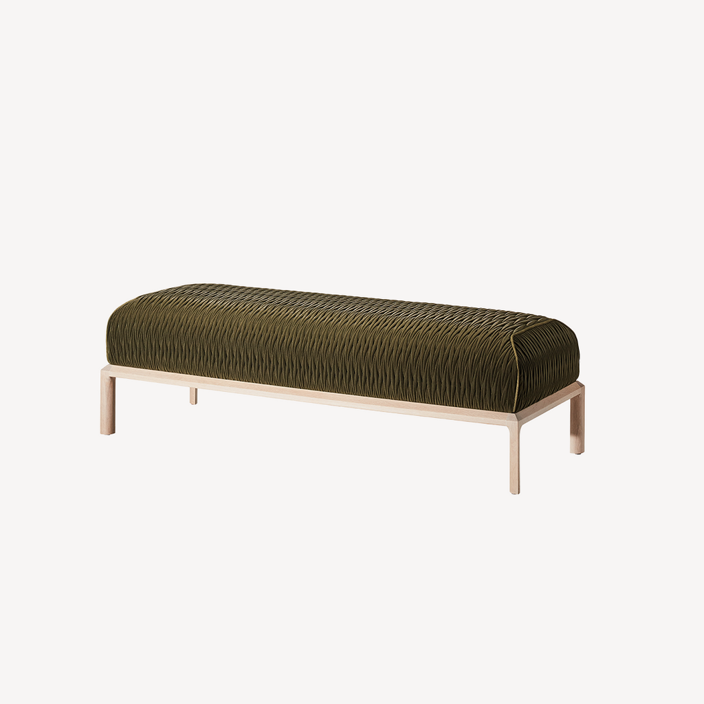 Maxima Ottoman- Ribbon Stitch – Zuster Furniture