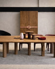 Maxima dining Table 3mt- Pecan Solid Oak