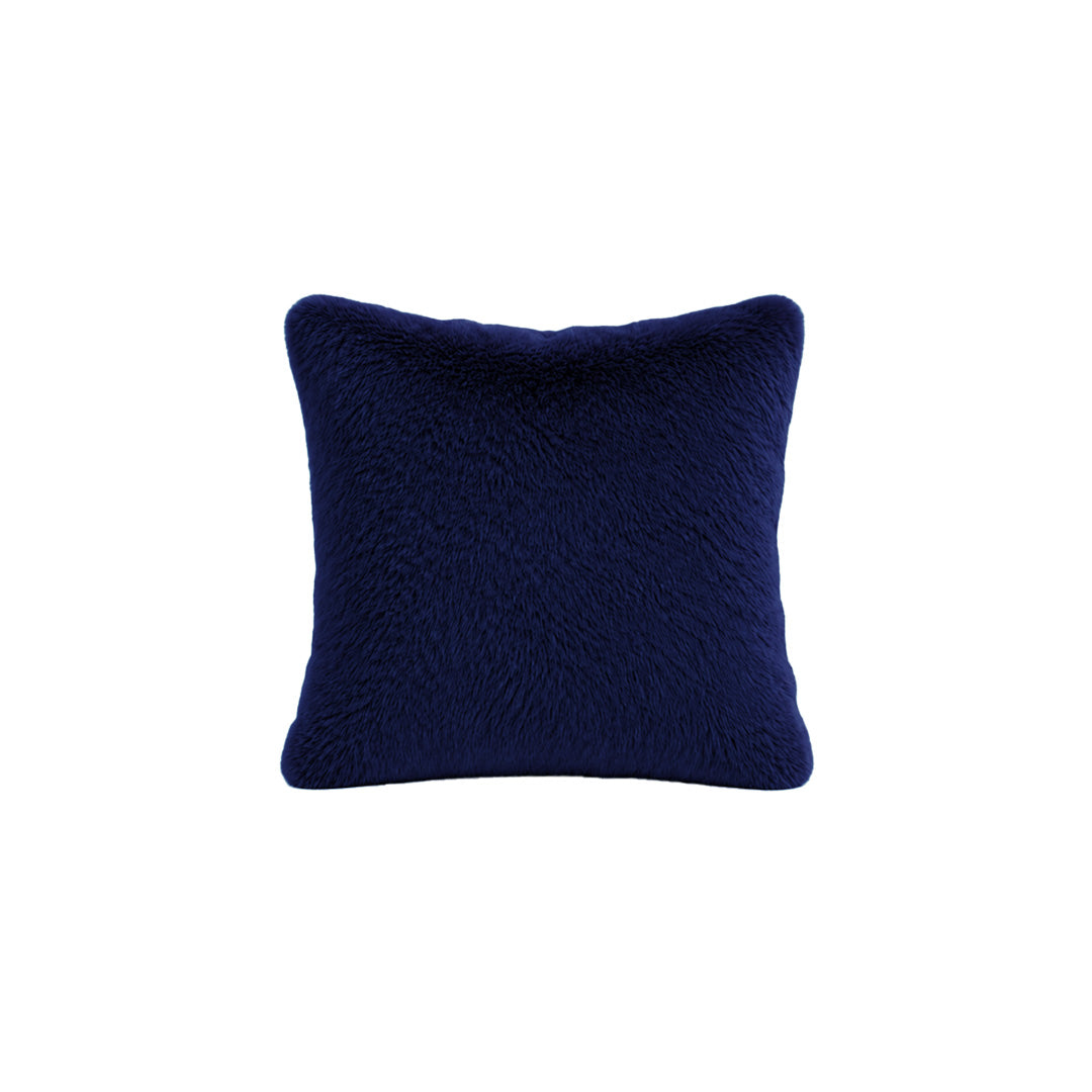 Cushion | Faux Fur Navy 400 x 400