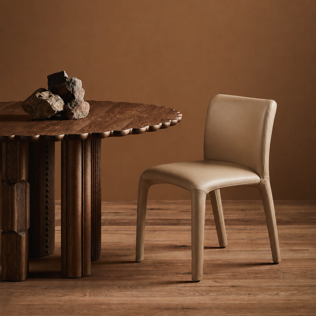 Opal Dining Chair - Almond- NEW STOCK