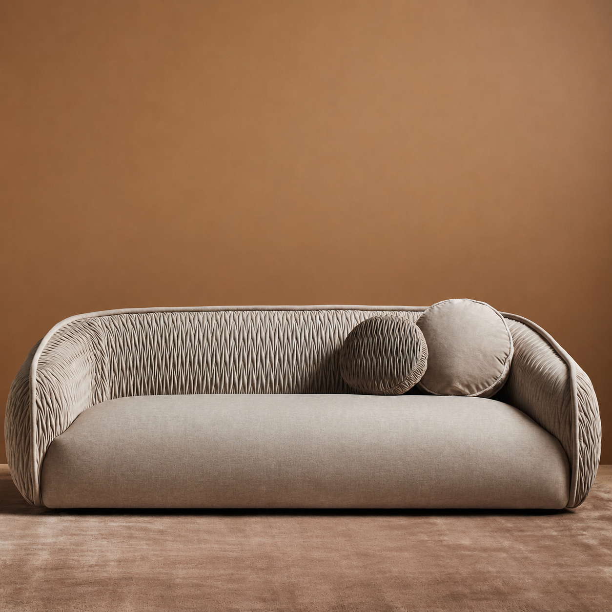Opal Sofa in Ribbon Stitch