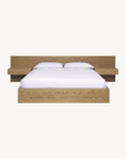 Raw Bed With Attached Bedsides - Zuster Furniture