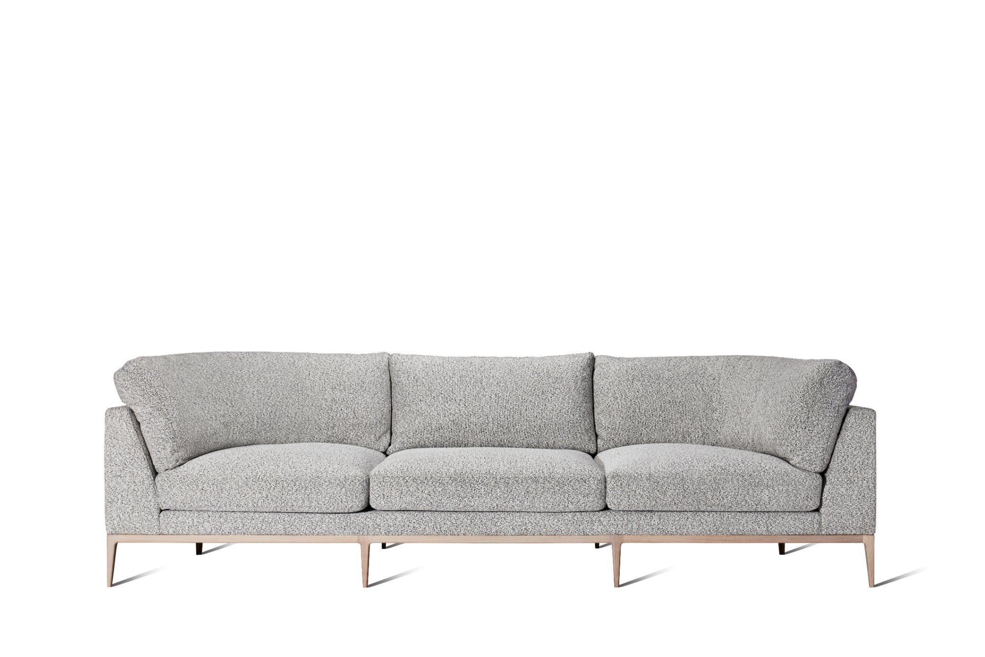 Sabrina Curved Sofa - Freckle - Zuster Furniture