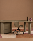 Saddle Organic Leather Desk