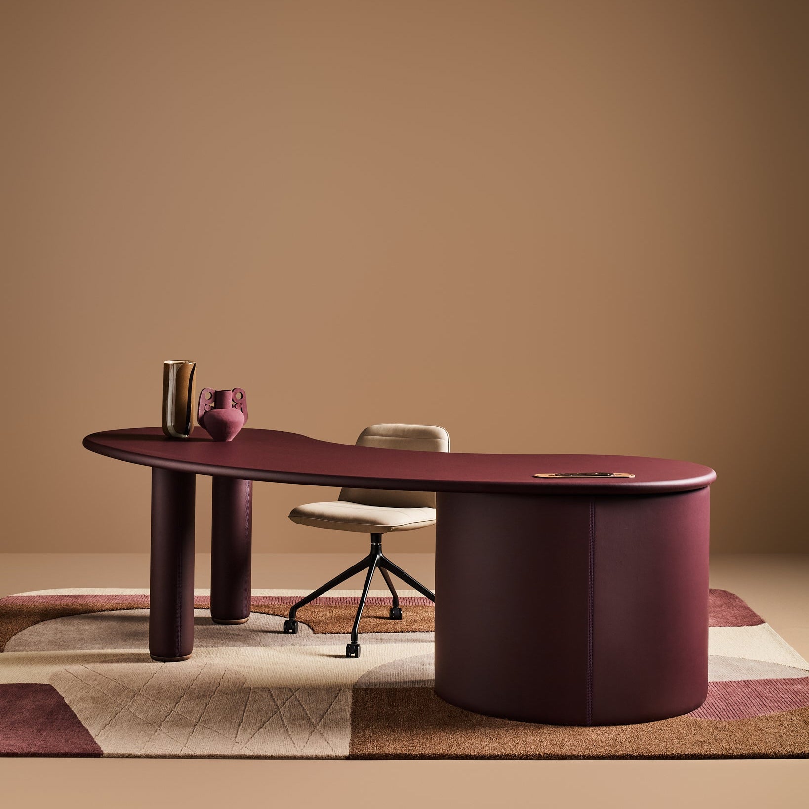 Saddle Organic Leather Desk