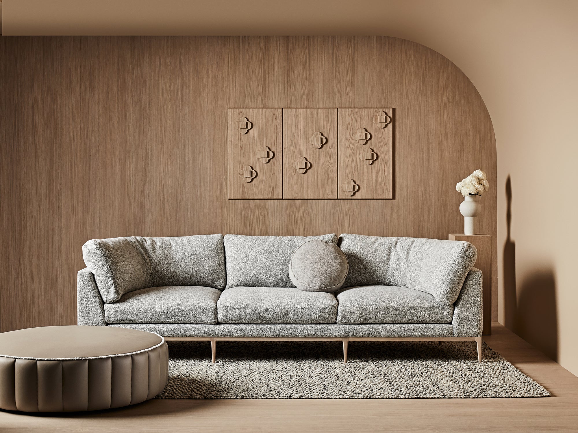 Sabrina Curved Sofa - Zuster Furniture