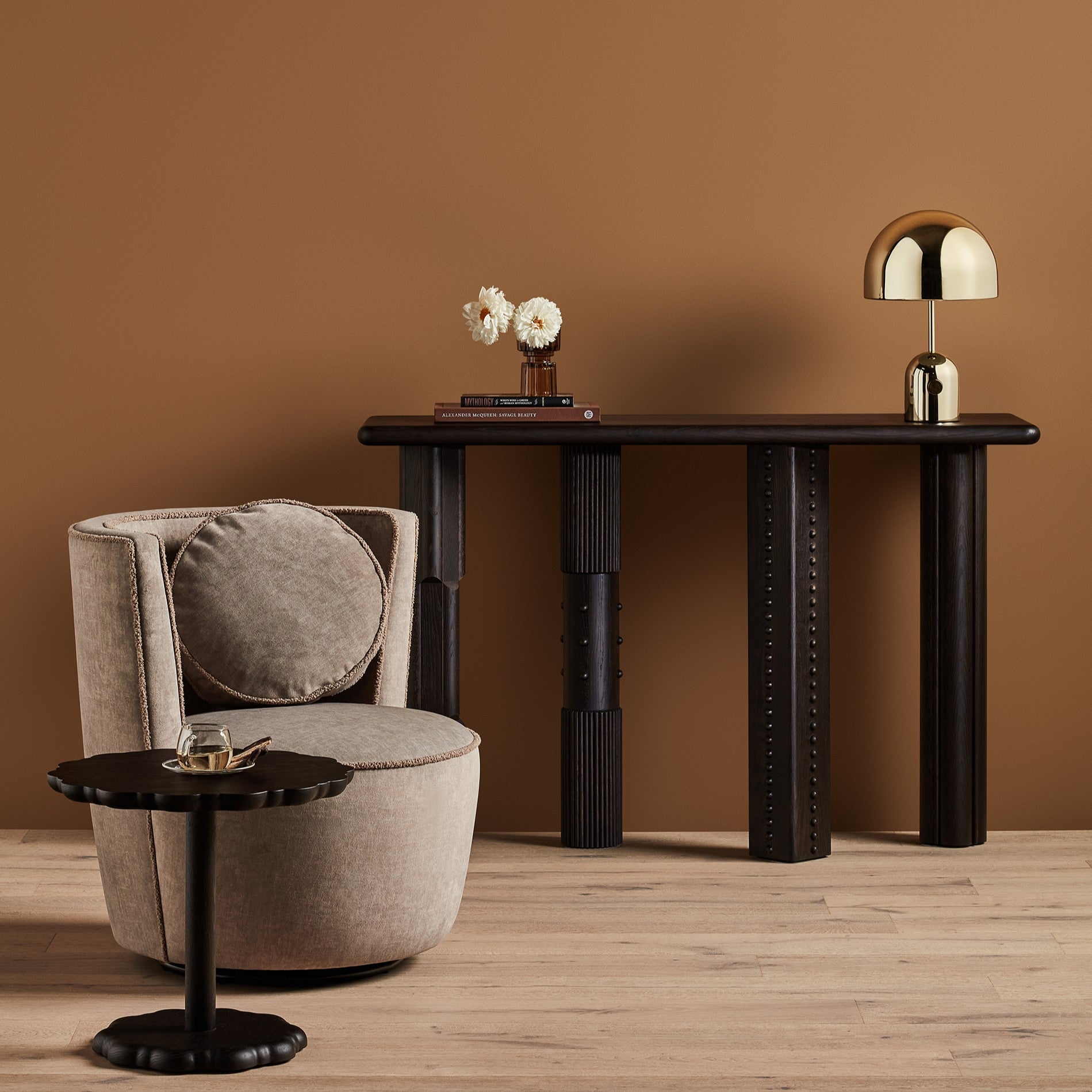 Sapphire Small Swivel Armchair