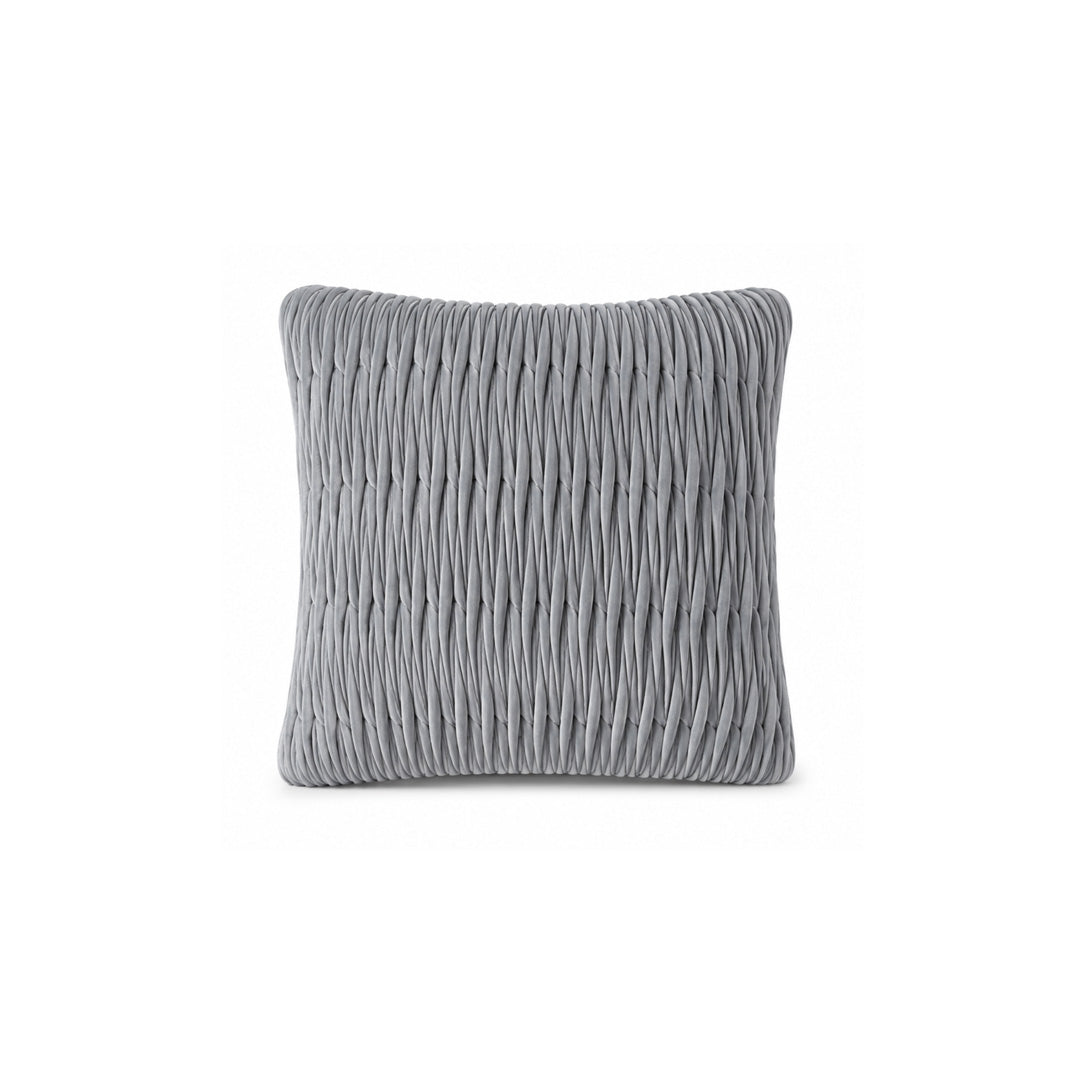 Cushion | Velvet Silver Fox Ribbon Stitch 400 x 400