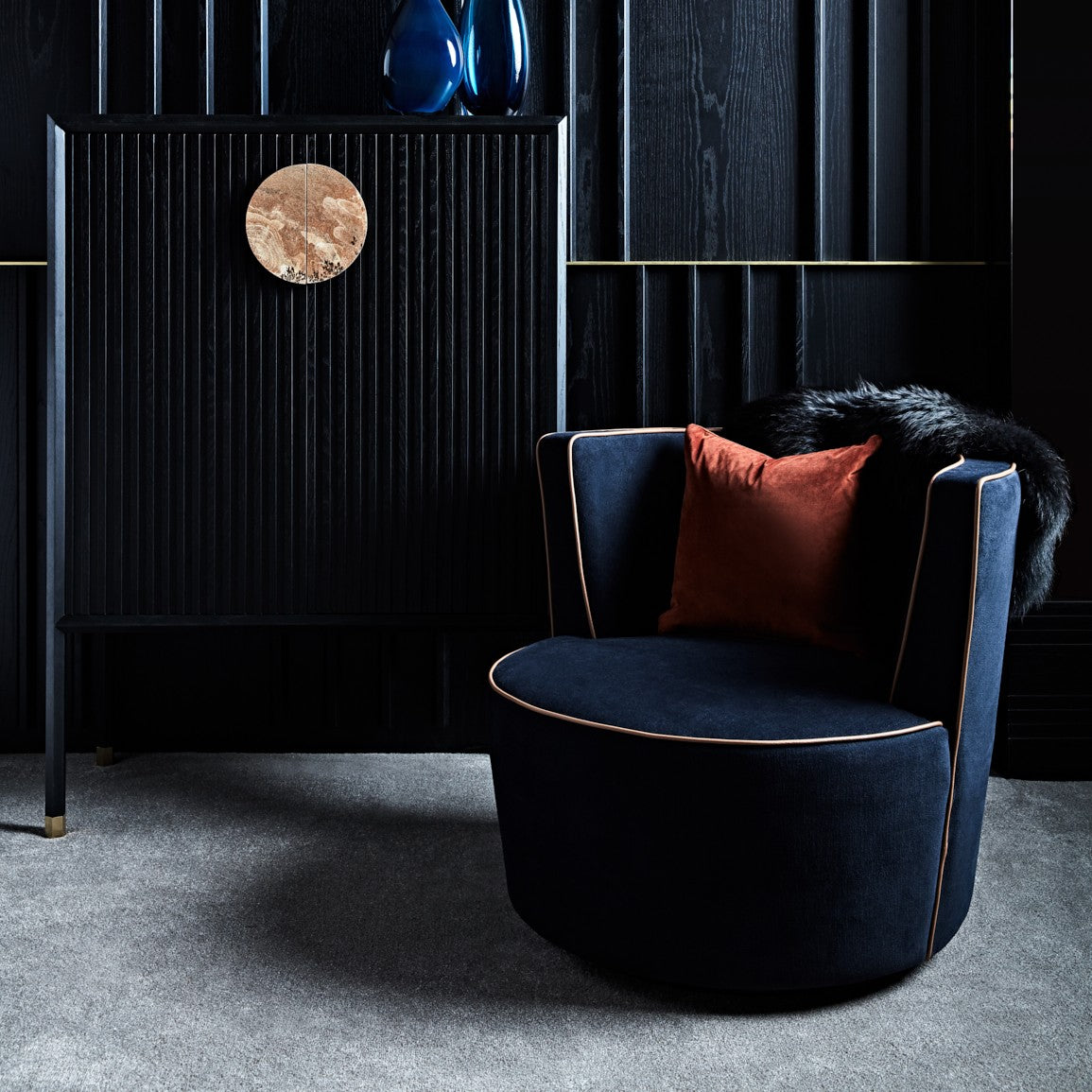Sapphire Swivel Armchair