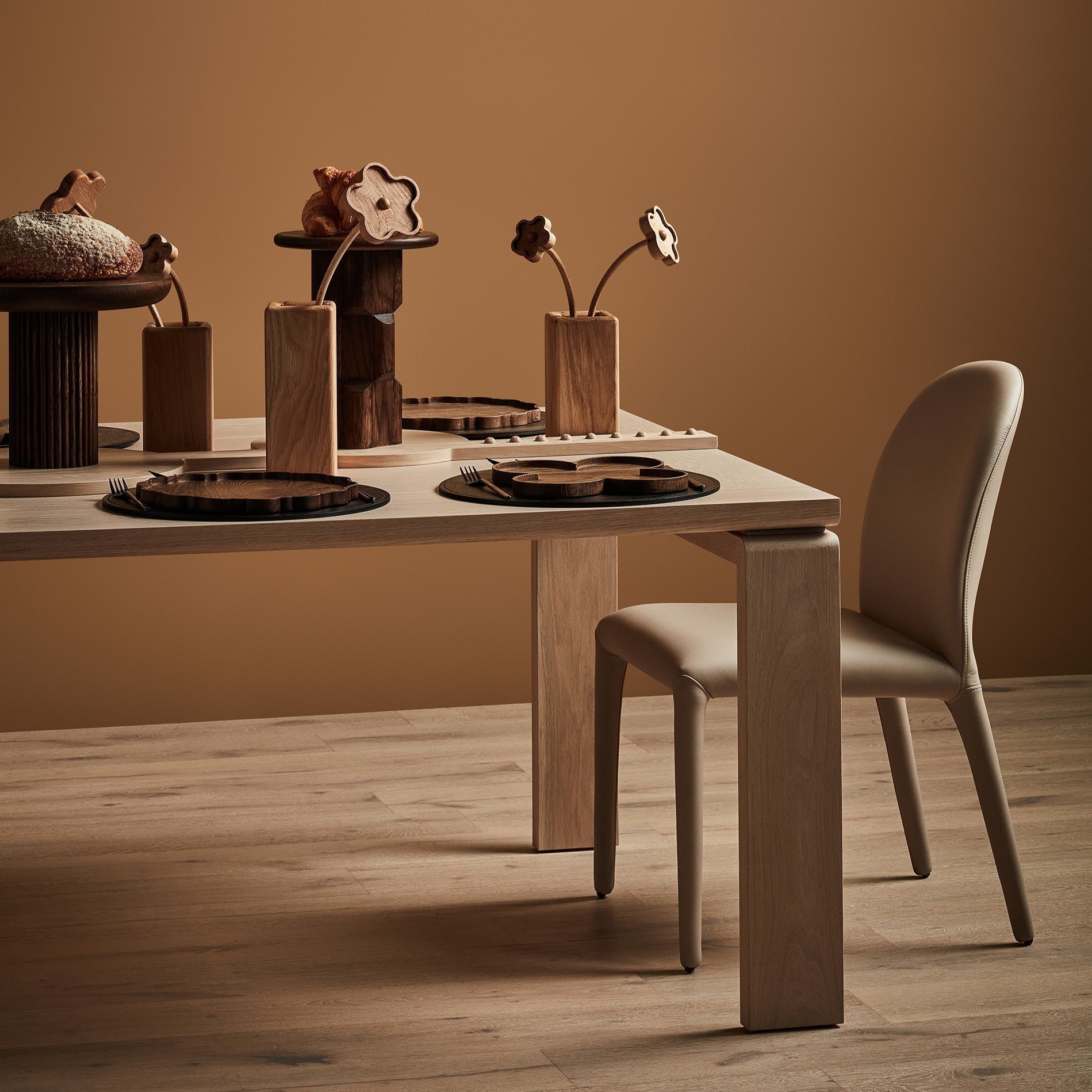 April Rounded Dining Table- 2400