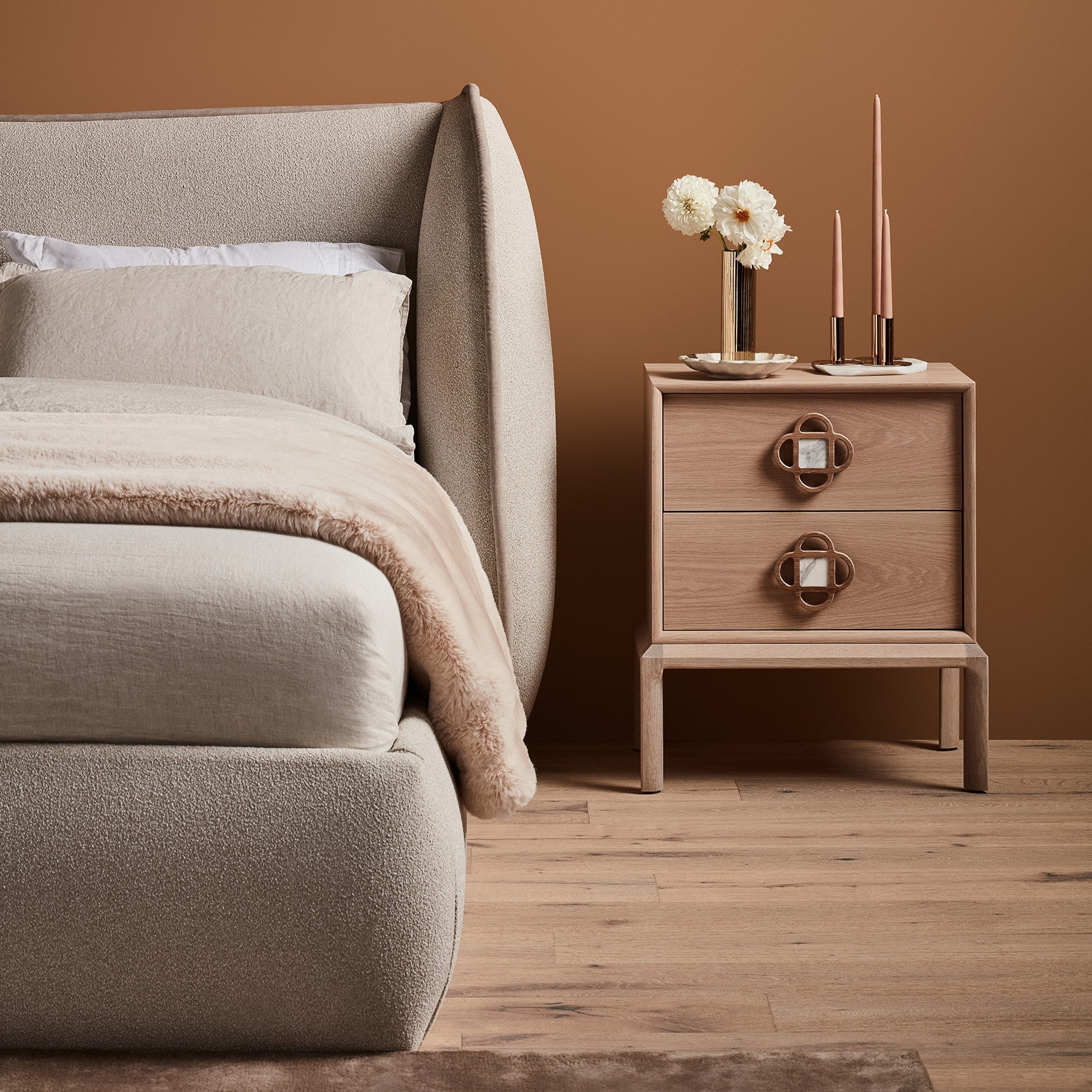 Opal Upholstered Bed